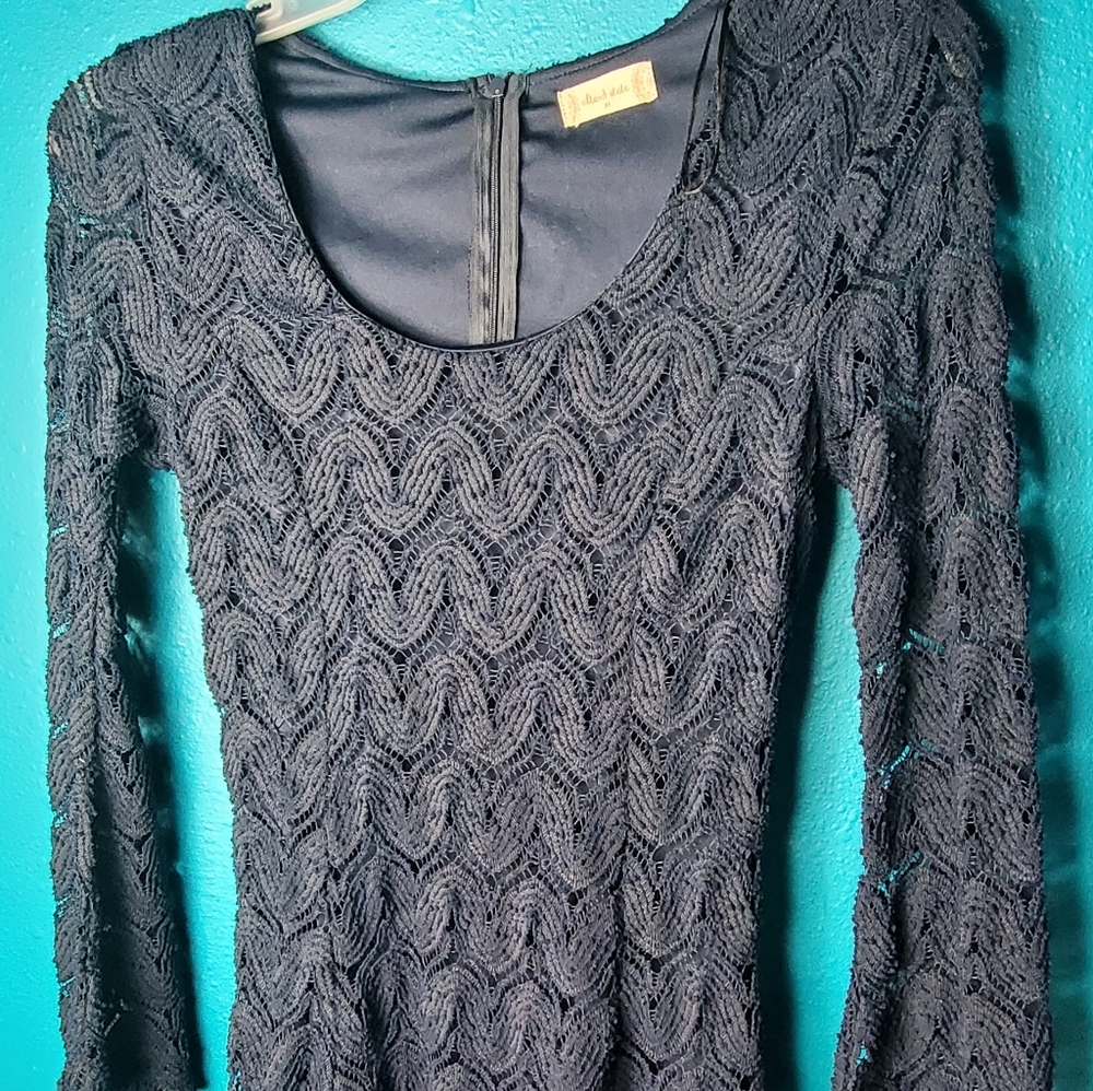 ALTARD STATE BLUE M LONDON LACE DRESS